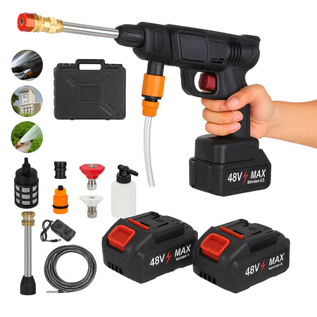 🚗 Limpiadora a Presión Recargable + Accesorios | Envío Gratis