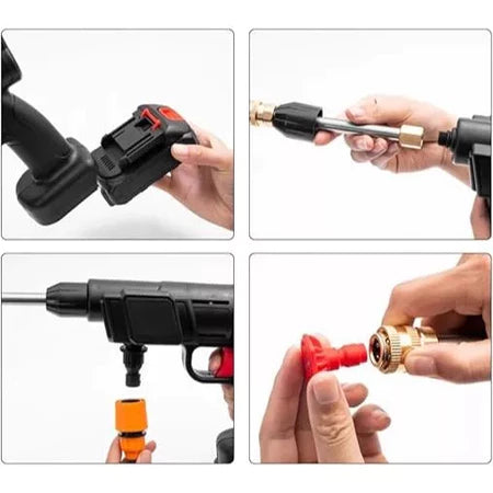 🚗 Limpiadora a Presión Recargable + Accesorios | Envío Gratis